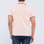 Warren Short Sleeve Polo Shirt // Pink (3XL)