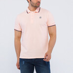 Warren Short Sleeve Polo Shirt // Pink (3XL)
