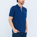 Austin Short Sleeve Polo Shirt // Navy (3XL)
