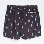 Smoothie Swim Trunks // Pirate Black (S)