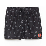 Poppy Swim Trunks // Pirate Black (M)