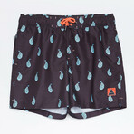 Smoothie Swim Trunks // Pirate Black (S)