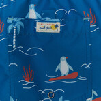 Hawaii Swim Trunks // Deep Water (S)