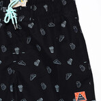 Poppy Swim Trunks // Pirate Black (M)