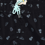 Poppy Swim Trunks // Pirate Black (M)