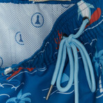 Hawaii Swim Trunks // Deep Water (S)