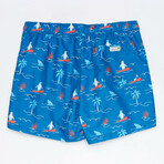 Hawaii Swim Trunks // Deep Water (S)