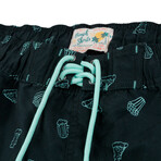 Poppy Swim Trunks // Pirate Black (M)