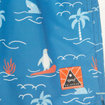 Hawaii Swim Trunks // Deep Water (S)