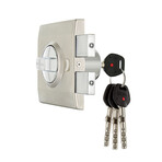 Modern Security Set // Satin Nickel + Graphite