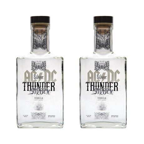 AC / DC Thunderstruck Tequila Silver // Set of 2 // 700 ml Each