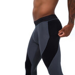 Meggings // Gray + Black (L)