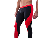 Meggings // Black + Red (L)