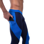 Meggings // Navy + Blue (M)