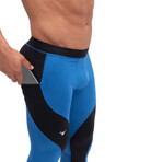 Meggings // Blue + Black (L)