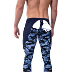 Meggings // Blue Camouflage (2XL)