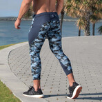 Meggings // Blue Camouflage (2XL)