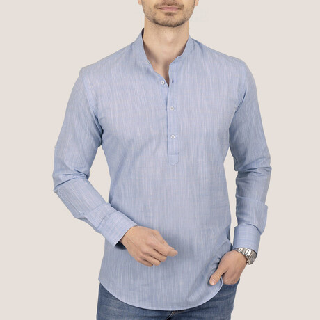 Owen Button-Up // Blue (S)