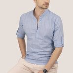 Owen Button-Up // Blue (XL)