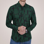 Harry Button-Up // Green (L)