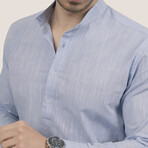 Owen Button-Up // Blue (XL)