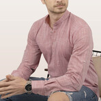 Terry Button-Up // Light Cherry (XL)