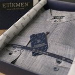 Hamza Button-Up // Light Smoked (L)