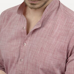 Terry Button-Up // Light Cherry (XL)