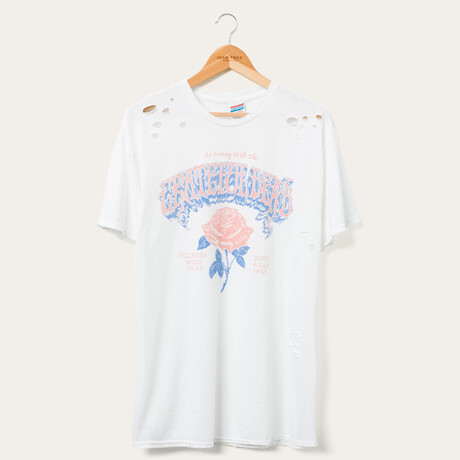 Grateful Dead Rose T-Shirt // White (XS)