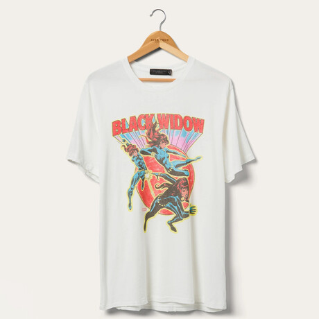 Marvel Black Widow Poses T-Shirt // Vintage White (XS)