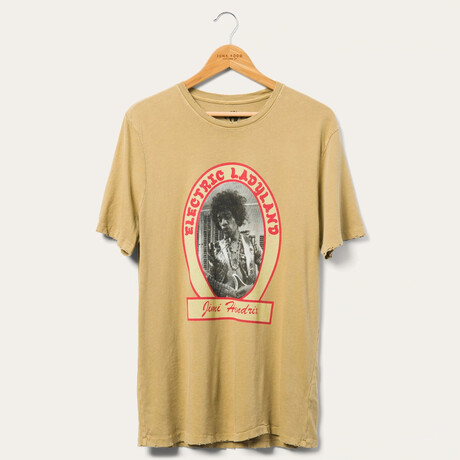 Jimi Hendrix Electric Ladyland T-Shirt V1 // Oliva (XS)