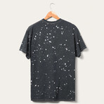 Miller Racing T-Shirt // Black + White Splatter (L)