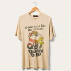 Looney Tunes Tazitude T-Shirt // Camel (S)