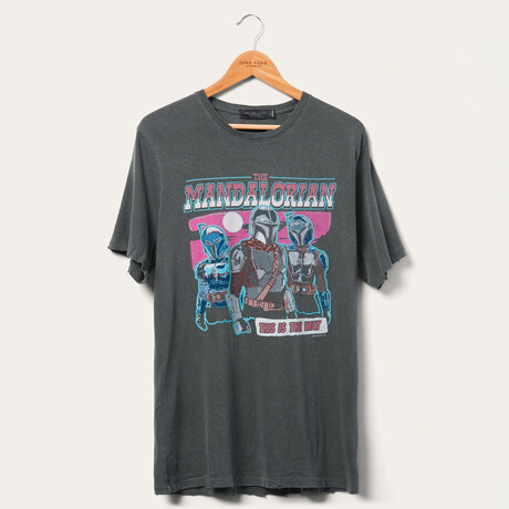 Star Wars Mandalorian This Is The Way T-Shirt // Vintage Black (XS)