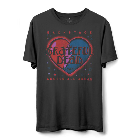 Grateful Dead Heart T-Shirt // Black (XS)