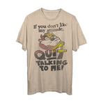 Looney Tunes Tazitude T-Shirt // Camel (XL)