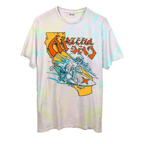 Grateful Dead Surfer T-Shirt // Tie Dye (XS)