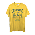 Grateful Dead Guitar Skeltons T-Shirt // Sulphur (M)