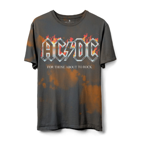 AC/DC T-Shirt // Tie Dye (L)