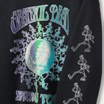 Grateful Dead Spring Tour Fleece Sweatshirt // Black (S)