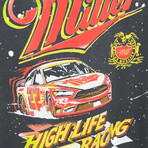 Miller Racing T-Shirt // Black + White Splatter (L)