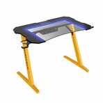 Dardashti Gaming/Executive Desk + LED (Cobalt Blue)