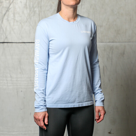 Crescent City Long Sleeve Bamboo Women's Sun Shirt // Upf 45 // Icy Blue (XS)