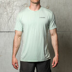 Crescent City Bamboo Men's T-Shirt // Upf 45 // Cool Mint (2XL)