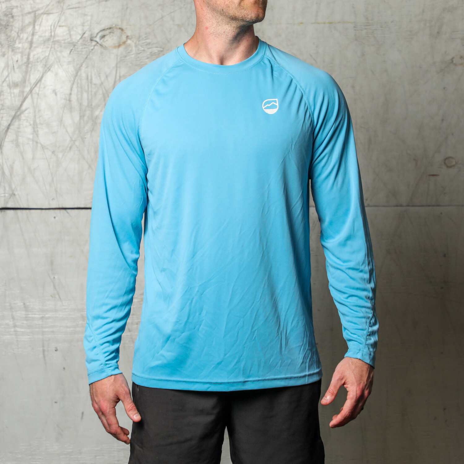 Shoreline Long Sleeve Lightweight Men's Sun Shirt // Upf 50+ // Icy Blue  (L) - Rayward Apparel Shirts & Hats - Touch of Modern