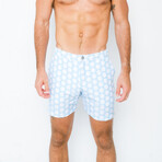 Beach To Brunch Short // Blue Polka Dot (M)