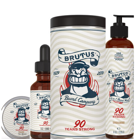 BRUTUS Beard Styling Kit // Set of 3 // Sandalwood