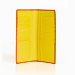 Vertical Bifold Wallet // Yellow