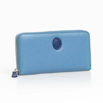 Zip Around Wallet // Blue