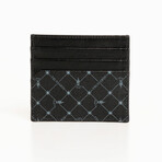 Monogram Card Holder Wallet // Black